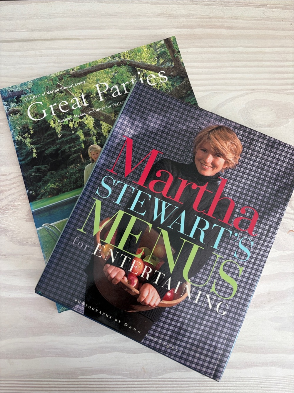 (2) VTG Martha Stewart Cookbooks